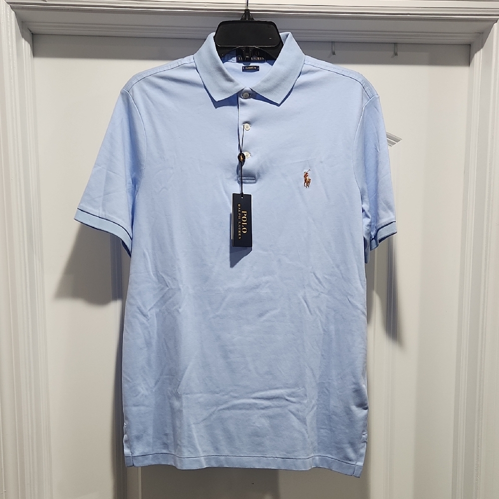 Polo by Ralph Lauren Light Blue Short-Sleeve Soft Cotton Polo